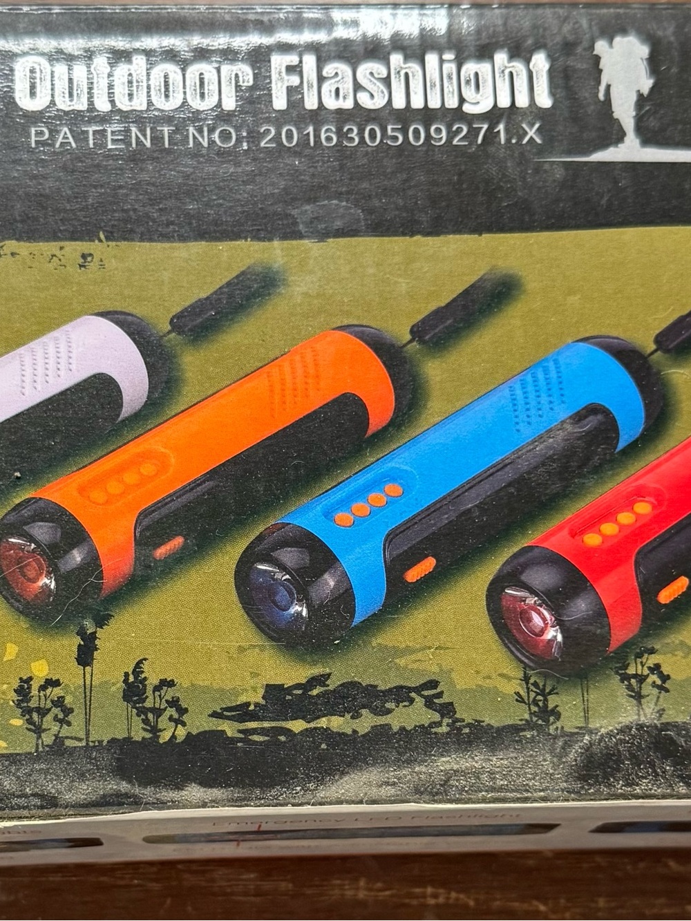 Hoag Outdoor Flashlight Portable LED Torch - Blue